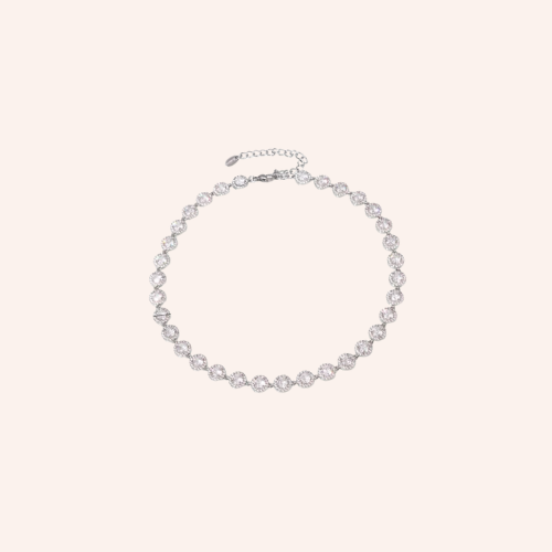 De diamond dots chain ketting