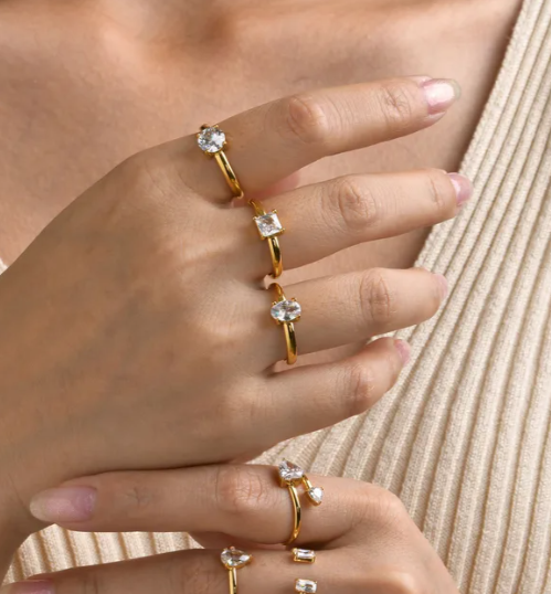 De radiant circle ring