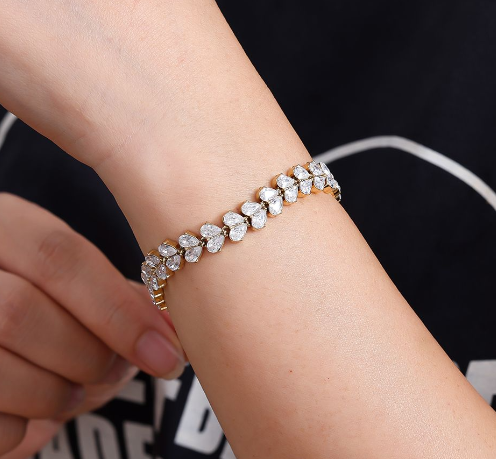 De amour Élégance Strass armband