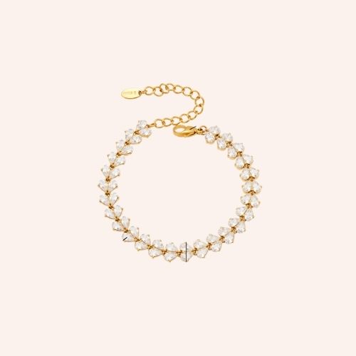 De amour Élégance Strass armband