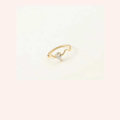 De new wave strass ring