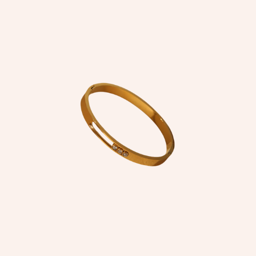 De playful sparkle bangle armband