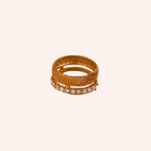 De braided spark ring