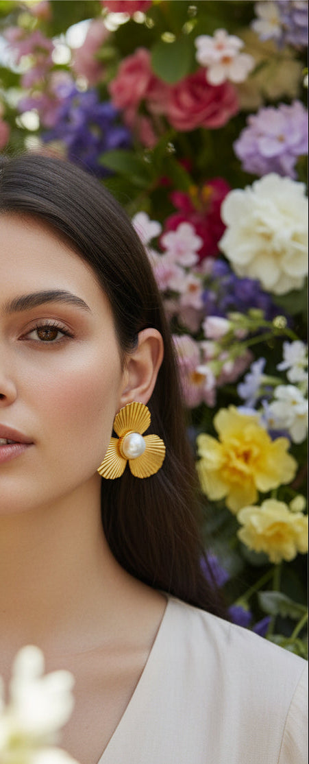 De Madeline pearl oorbellen